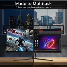 Load image into Gallery viewer, 35-Inch Curved Ultrawide Monitor - Stunning WQHD, 120Hz for Gamers &amp; Creatives