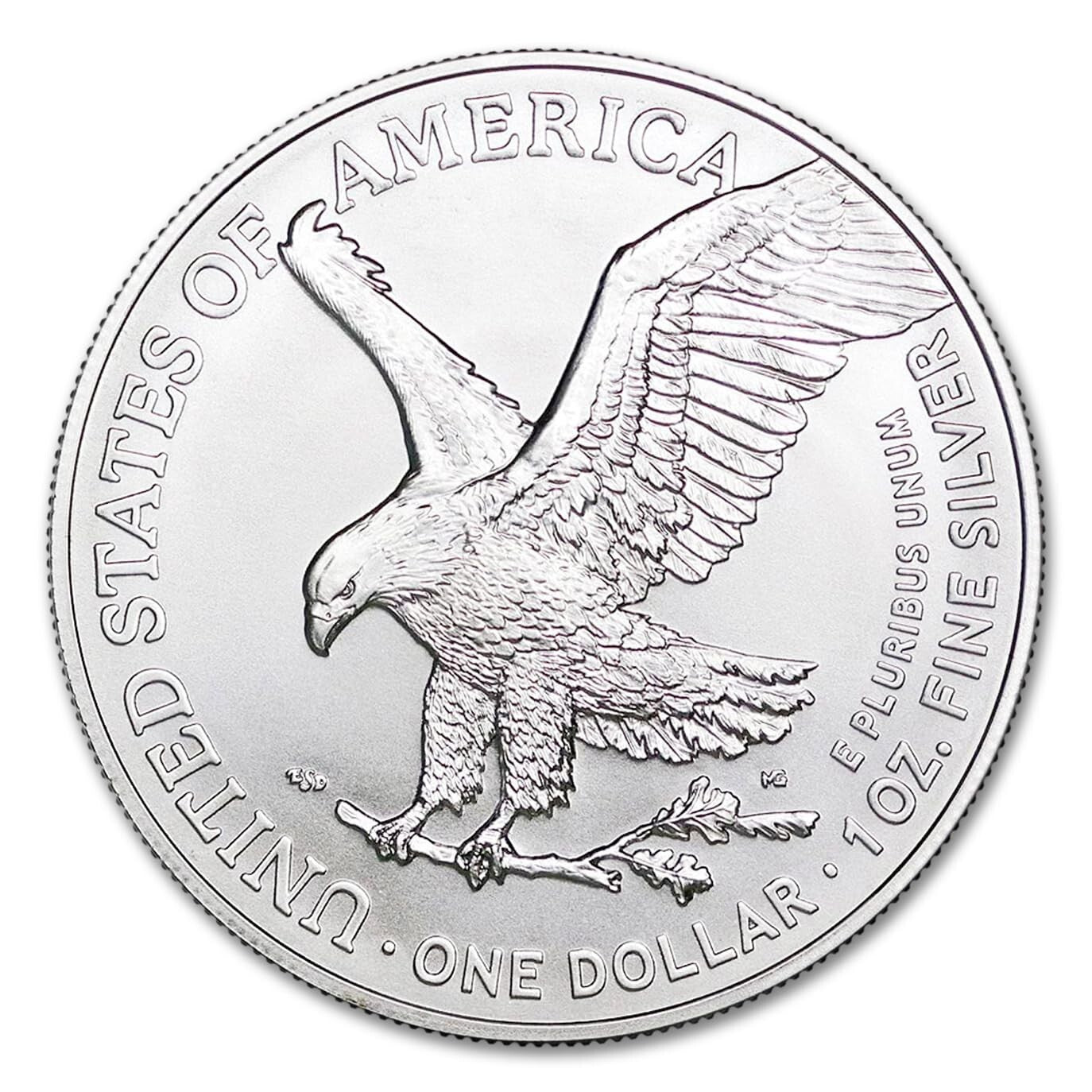 10 x 1 oz American Eagle Silver Bullion Coins in Original Tube - 2024 Edition