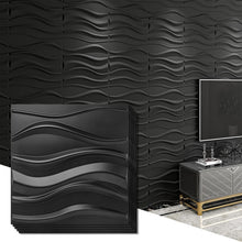 Load image into Gallery viewer, Transform Your Space with 19.7” Wavy PVC Wall Panels - Vintage Style 12-Pack