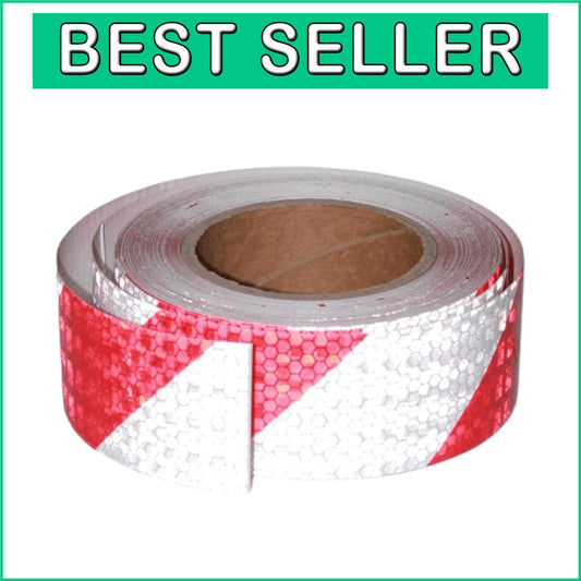 Safety Reflective Tape 2'' x 66ft with Strong Adhesion - Ideal for Outdoor Use