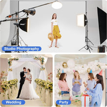 Load image into Gallery viewer, Sturdy 10x7ft Photography Backdrop Support Kit - Ideal for Weddings &amp; Parties