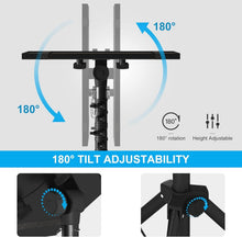 Load image into Gallery viewer, Professional Tripod Stand for Projectors &amp; Laptops - Adjustable 23.5-63.5”
