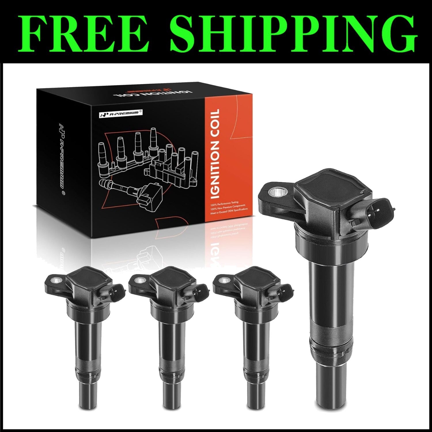 Durable Ignition Coil Pack Set for Kia Soul & Forte Models - High Performance