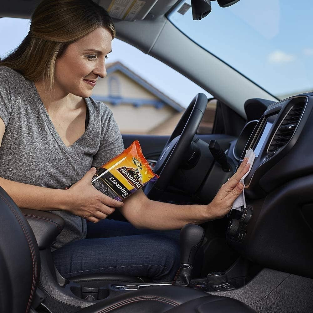 Premium Multi-Surface Car Wipes - 6 Bags of 60 Count for Ultimate Cleanliness