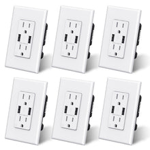 Load image into Gallery viewer, High-Speed Charging USB Outlet - 4.0A Dual Ports with Tamper-Resistant Shutters