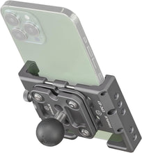 Load image into Gallery viewer, Lightweight Motorcycle Phone Holder with Shock Absorption for 5.5-7" Smartphones