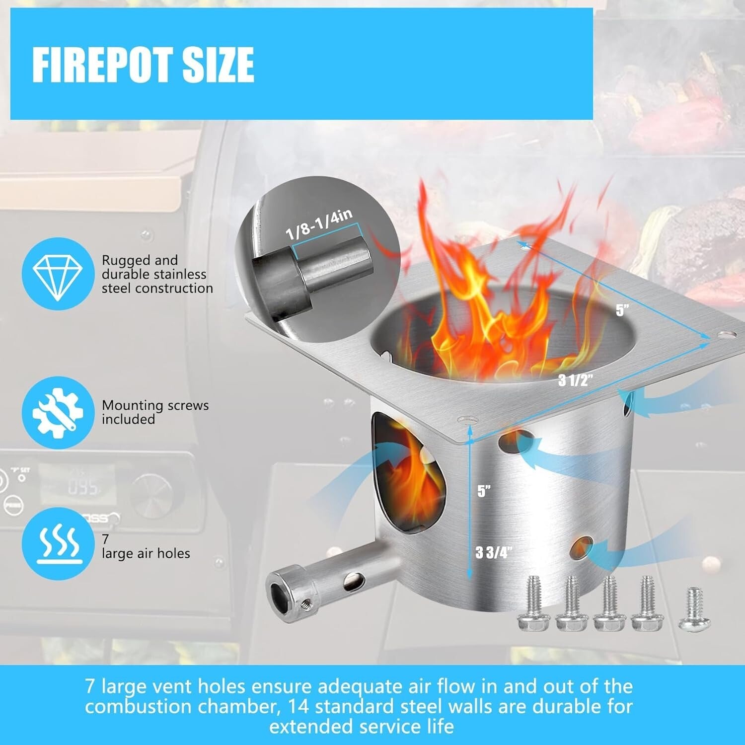 Durable Parts Kit for Pit Boss & Traeger Grills - Optimal Grilling Experience