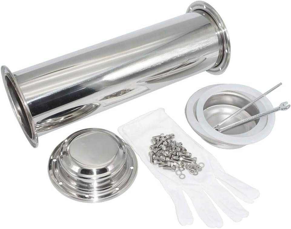 Durable 16.3 Inch Waterproof Stainless Steel Capsule - Secure Storage Solution