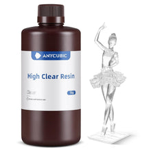 Load image into Gallery viewer, Tough &amp; Transparent 3D Printer Resin, 1kg - Compatible with All LCD/DLP Printers
