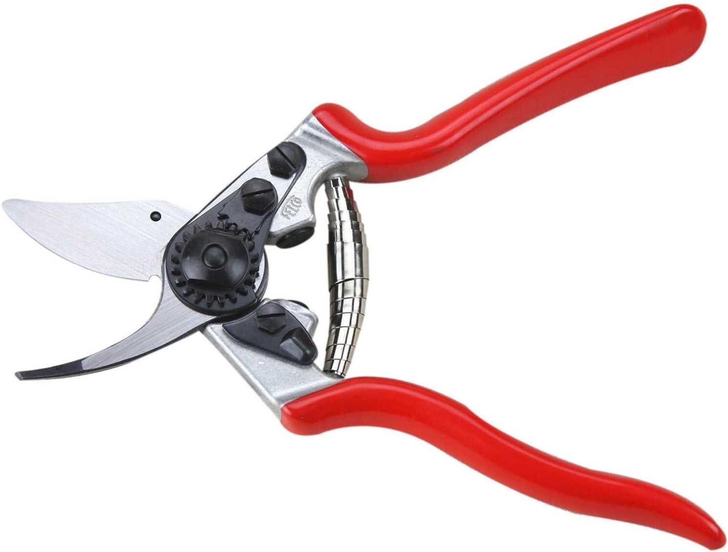 Durable Swiss Pruning Scissors with Hardened Steel Blade - 0.8" Capacity