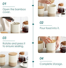 Load image into Gallery viewer, Chic Dishwasher Safe Canister Set – 3-Piece Airtight Storage for Kitchen &amp; More