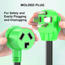 Load image into Gallery viewer, Heavy-Duty 4 to 3 Prong Dryer Adapter - Durable PVC and Copper Construction