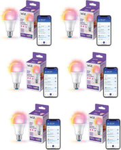 Load image into Gallery viewer, Energy Efficient 60W A19 LED Smart Bulbs - 6 Pack with Matter Compatibility
