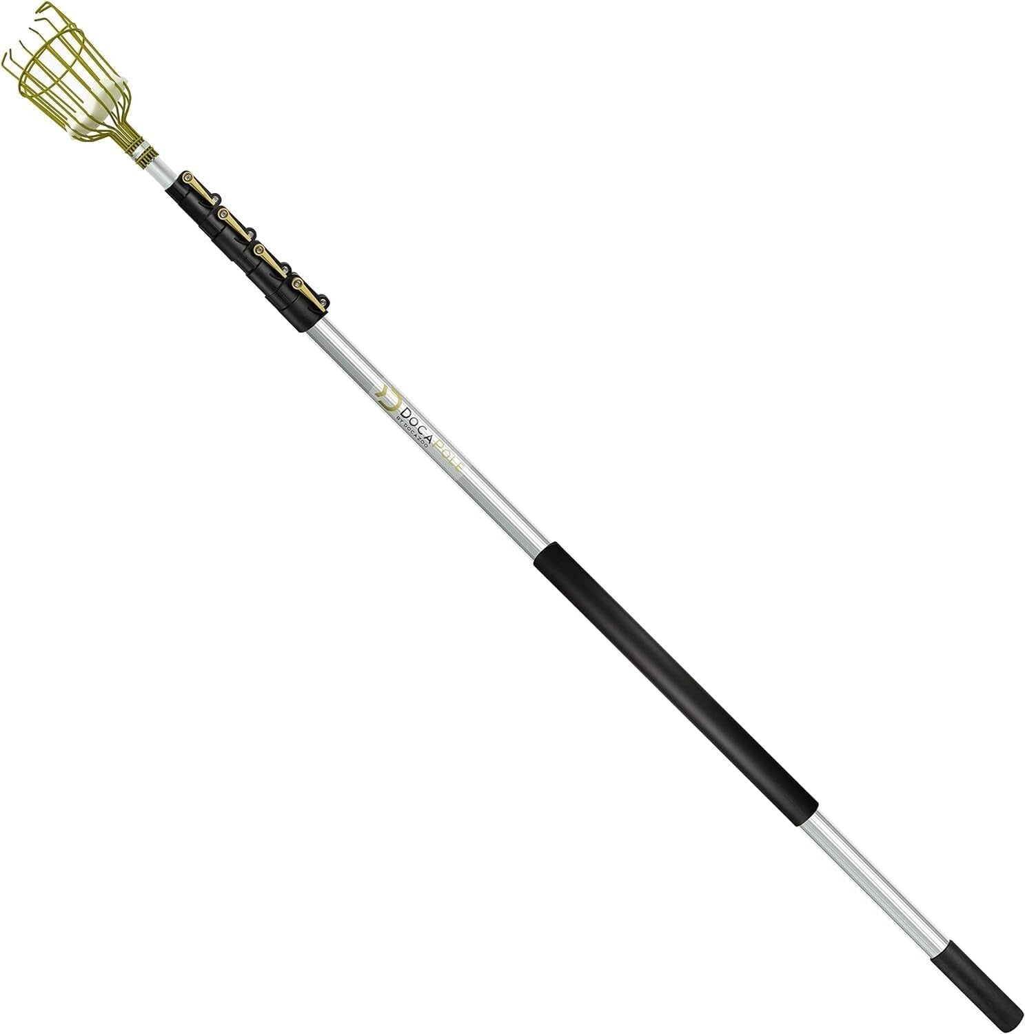 DocaPole 7-30 Ft Extension Pole with Easy Twist-On Tool for Fruit & Nut Picking