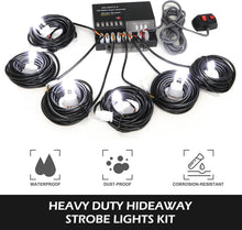 Load image into Gallery viewer, Emergency Strobe Lights Kit: 6 Hid Bulbs with 13 Flashing Modes and 16 ft Cord