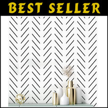 Load image into Gallery viewer, 72.65 Sq.ft Modern Black &amp; White Peel and Stick Wallpaper for Versatile Décor