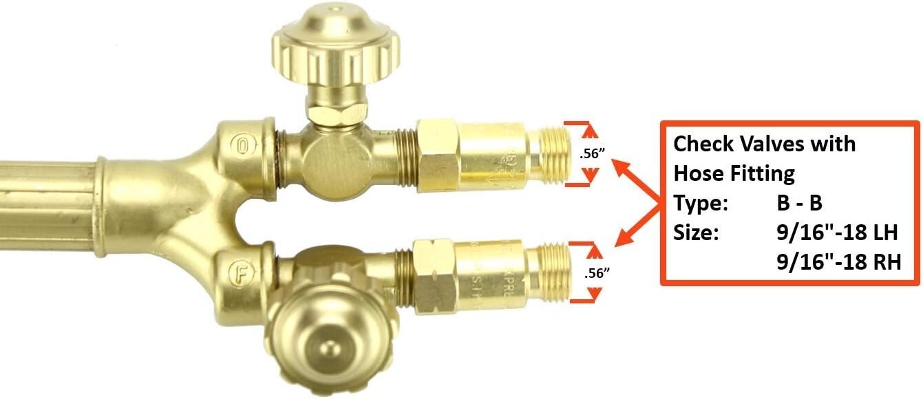 Versatile Victor-Compatible Oxy-Fuel Torch with Cutting, Welding & Heating Tips