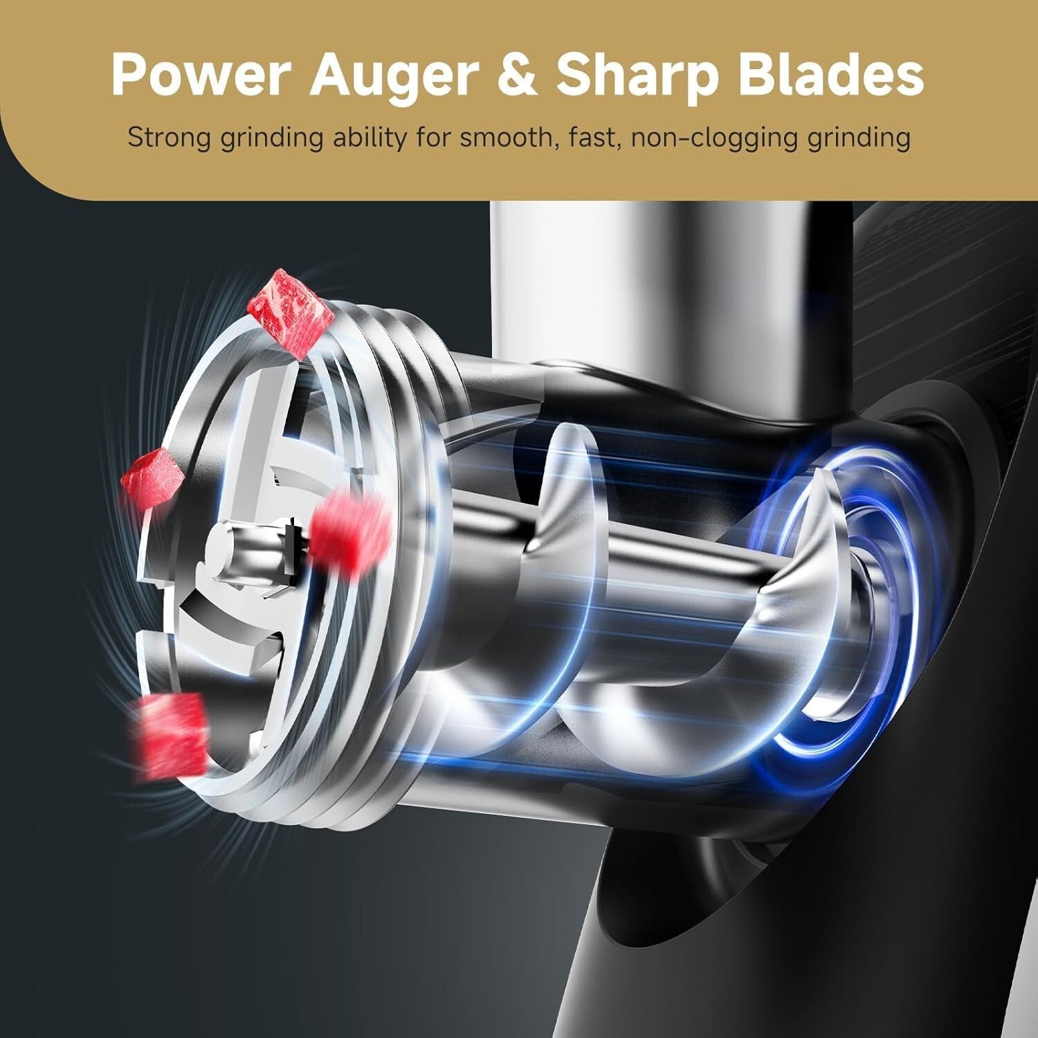 All-in-One Stainless Steel Meat Grinder: 4 Accessories for Ultimate Kitchen Use