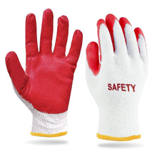 Load image into Gallery viewer, Versatile Non-Slip Work Gloves - 300 Pairs of Red Nitrile Coated Safety Gloves