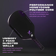 Load image into Gallery viewer, USAPA Approved 16.3'' Carbon Fiber Paddle with Shock Absorption - Ideal for All