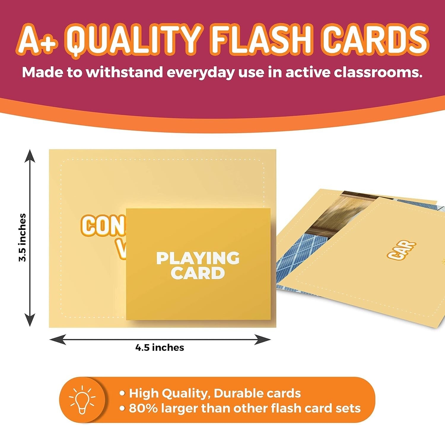 High-Quality Educational Flash Cards with Real Images - 299 Vocabulary Cards