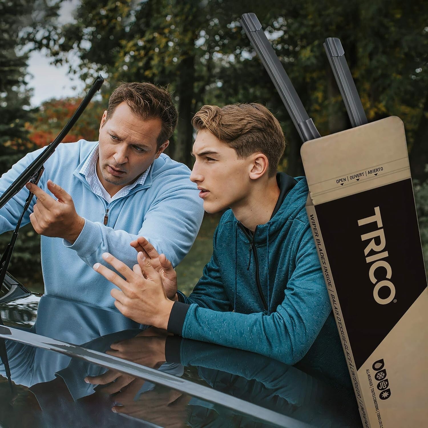 Diamond 26" & 18" Premium Beam Wiper Blade Set for All-Weather Performance