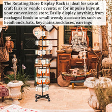 Load image into Gallery viewer, Portable 7-Tier Rotating Display Rack - Perfect for Jewelry and Key Organization