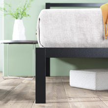 Load image into Gallery viewer, Modern King Bed Frame with Headboard - Sturdy Metal Design for Effortless Sleep