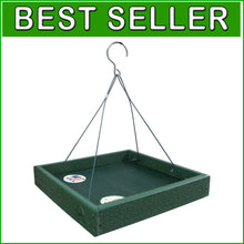 Load image into Gallery viewer, Eco-Friendly Platform Bird Feeder: 12.75" Durable Recycled Plastic Design