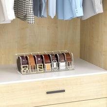 Load image into Gallery viewer, Clear Acrylic Belt Storage Holder with Display Stand - Organize with Elegance