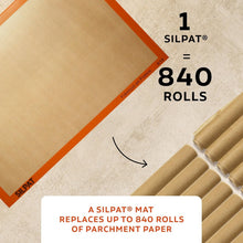 Load image into Gallery viewer, Full Size Non-Stick Silicone Baking Mat (16.5" x 24.5") - Ideal for All Recipes