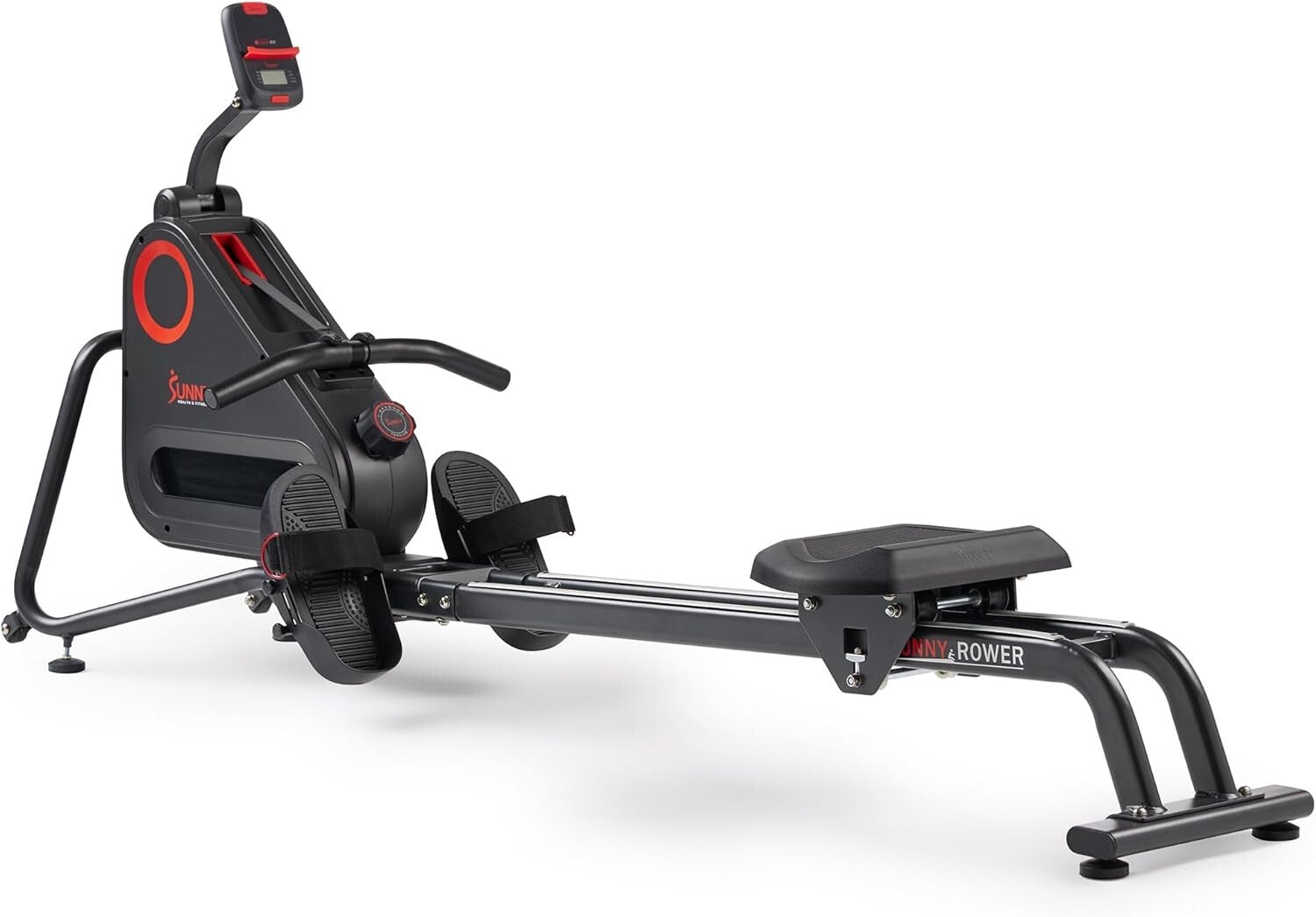Ergonomic Magnetic Rowing Machine - Smooth Exercise with Compact Storage & App