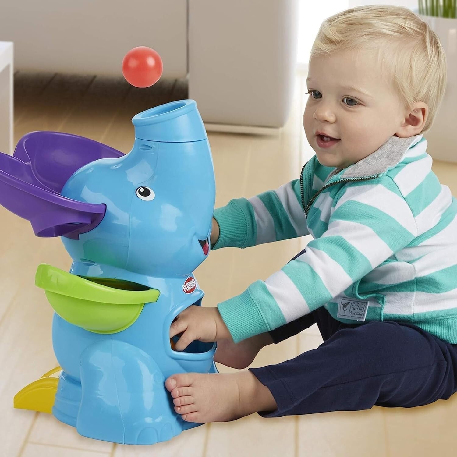 Active Play Elephant Toy with Fun Sounds for Babies: Ideal Gift for 1-Year-Olds