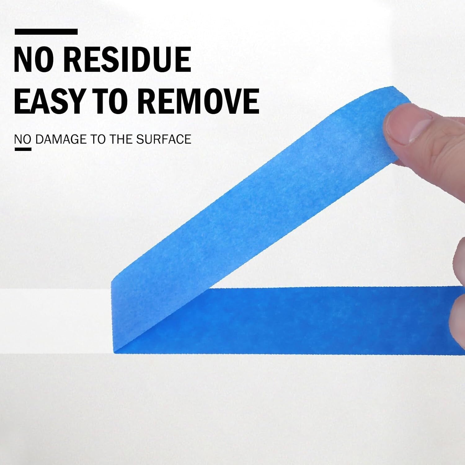 Bulk Blue Painters Tape - 1 Inch Wide, 55 Yards x 20 Rolls for Multiple Projects