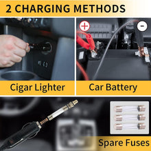 Load image into Gallery viewer, Compact Electric Scissor Jack with 12V Power Supply - Complete Tire Service Kit