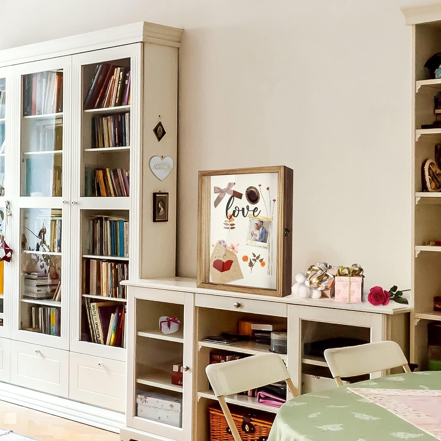 Durable 13 x 16 Shadow Box with Hinged Door - Showcase Your Treasured Keepsakes