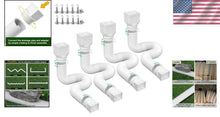 Load image into Gallery viewer, Durable Downspout Drain Pipe Extensions with Adapters - 21-66 Inches Adjustable