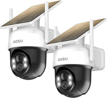 Load image into Gallery viewer, All-in-One Wireless Solar Camera - 2K Image Quality, Night Vision, Eco-Friendly