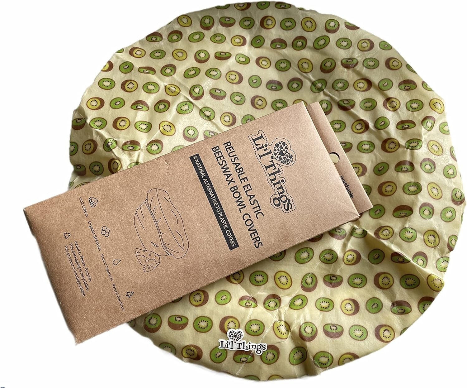Fruity Theme Beeswax Food Covers - Elastic, Reusable, and Eco-Friendly Solution