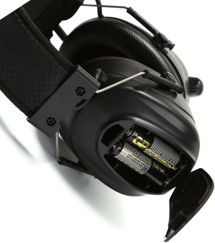 Digital AM/FM Radio Safety Ear Muffs with 25dB Noise Reduction & Comfortable Fit