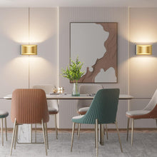 Load image into Gallery viewer, Upgrade Your Space: Stylish Gold Wall Sconce Pair with G9 LED Bulbs Included