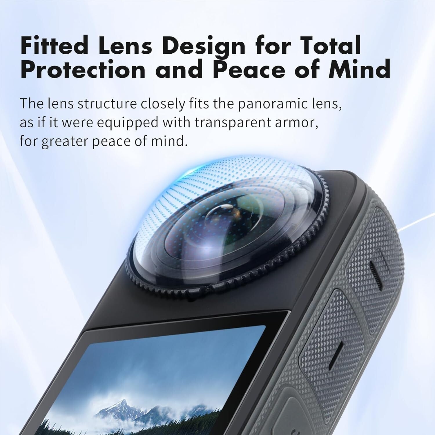 Insta360 X4 Premium Lens Guards - 9H Tempered Glass Scratch-Resistant Protectors
