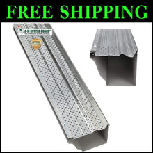 Load image into Gallery viewer, Rust-Free Aluminum Gutter Guard with 380 Holes - 200 Feet for Seamless Drainage