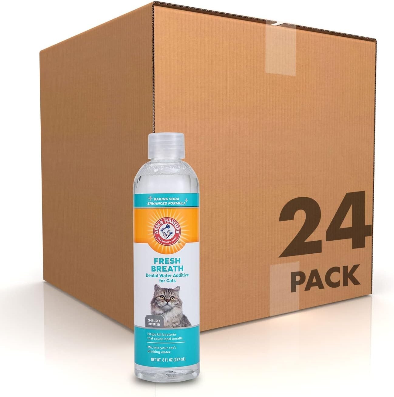 Advanced Care Cat Dental Rinse - Odorless Water Additive for Oral Health