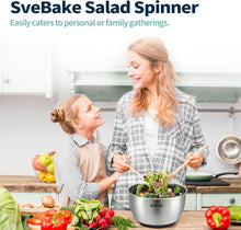 Load image into Gallery viewer, Multi-Functional Salad Spinner &amp; Vegetable Washer - Non-Slip 4.2 Qt Capacity