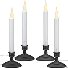Load image into Gallery viewer, LED Electric Window Candles with Dusk to Dawn Sensor - Antique Bronze Elegance