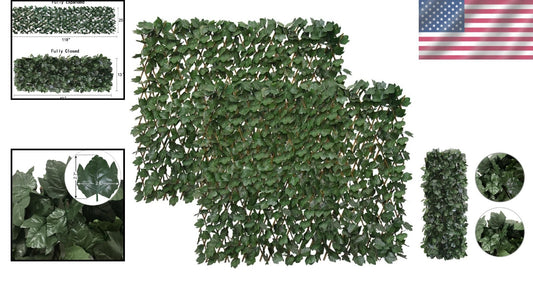 Decorative Artificial Ivy Fencing Panel: Customizable Outdoor Privacy Solution