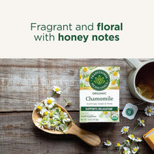 Load image into Gallery viewer, Sustainable Organic Chamomile Herbal Tea - 96 Bags, Calms Nerves &amp; Digestion