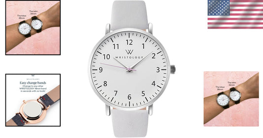Stylish Silver & White 29-Style Nurse Watch - Ideal for Medical Professionals