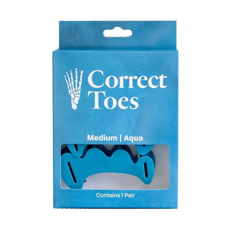Doctor-Approved Aqua Toe Spacers - Large Unisex for Pain Relief and Alignment